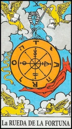 10 La Rueda De La Fortuna Tarot