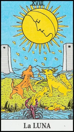 18 La Luna Tarot