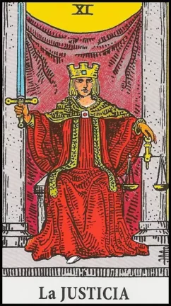 8 La Justicia Tarot