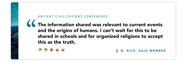 Cs8554 Gaiasphere Ancient Civilizations Conference 2024 Dual Cta Lp Testimonial 6