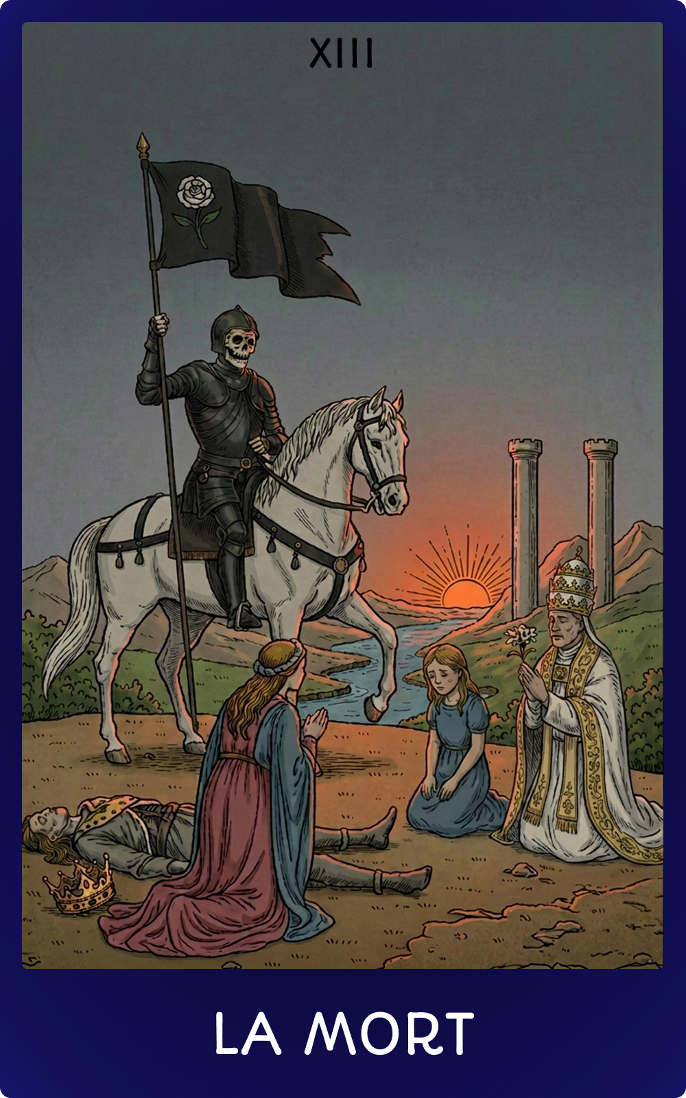 Carte de tarot La Mort