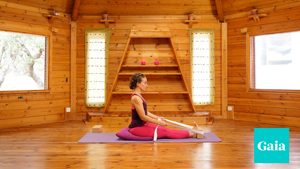Postura de yoga: Dandasana o el bastón