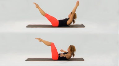 Ejercicio de pilates: The Double Leg Stretch