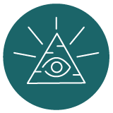 Gaia Web Icons Seeking Truth Icon Teal