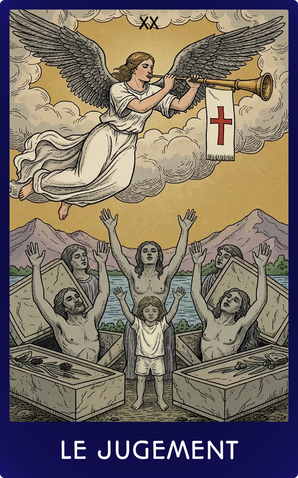 Carte de tarot Le Jugement