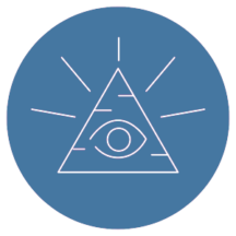 Seeking Truth Icon Blue