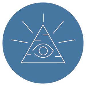 Seeking Truth Icon Blue