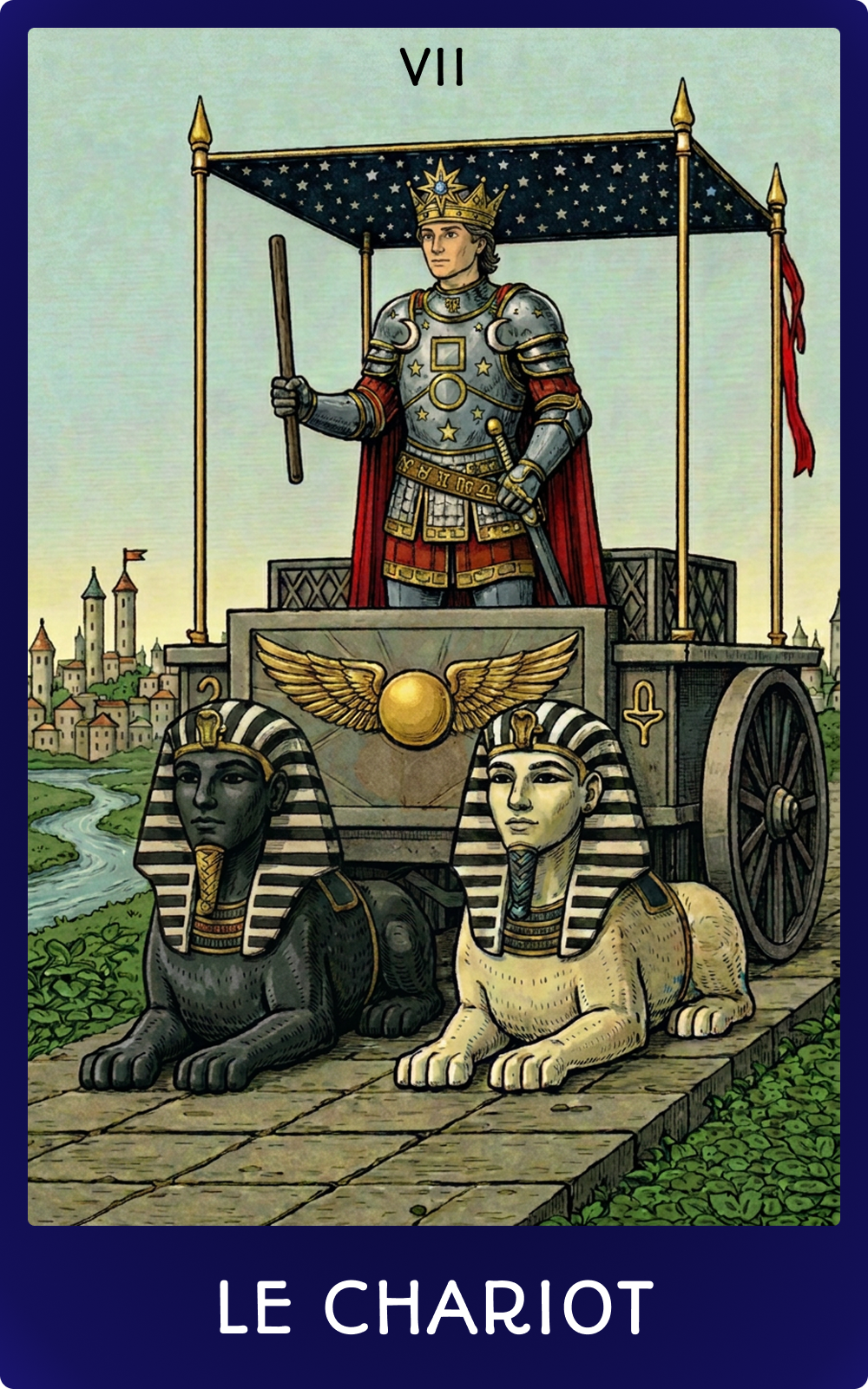 Carte de tarot Le Chariot