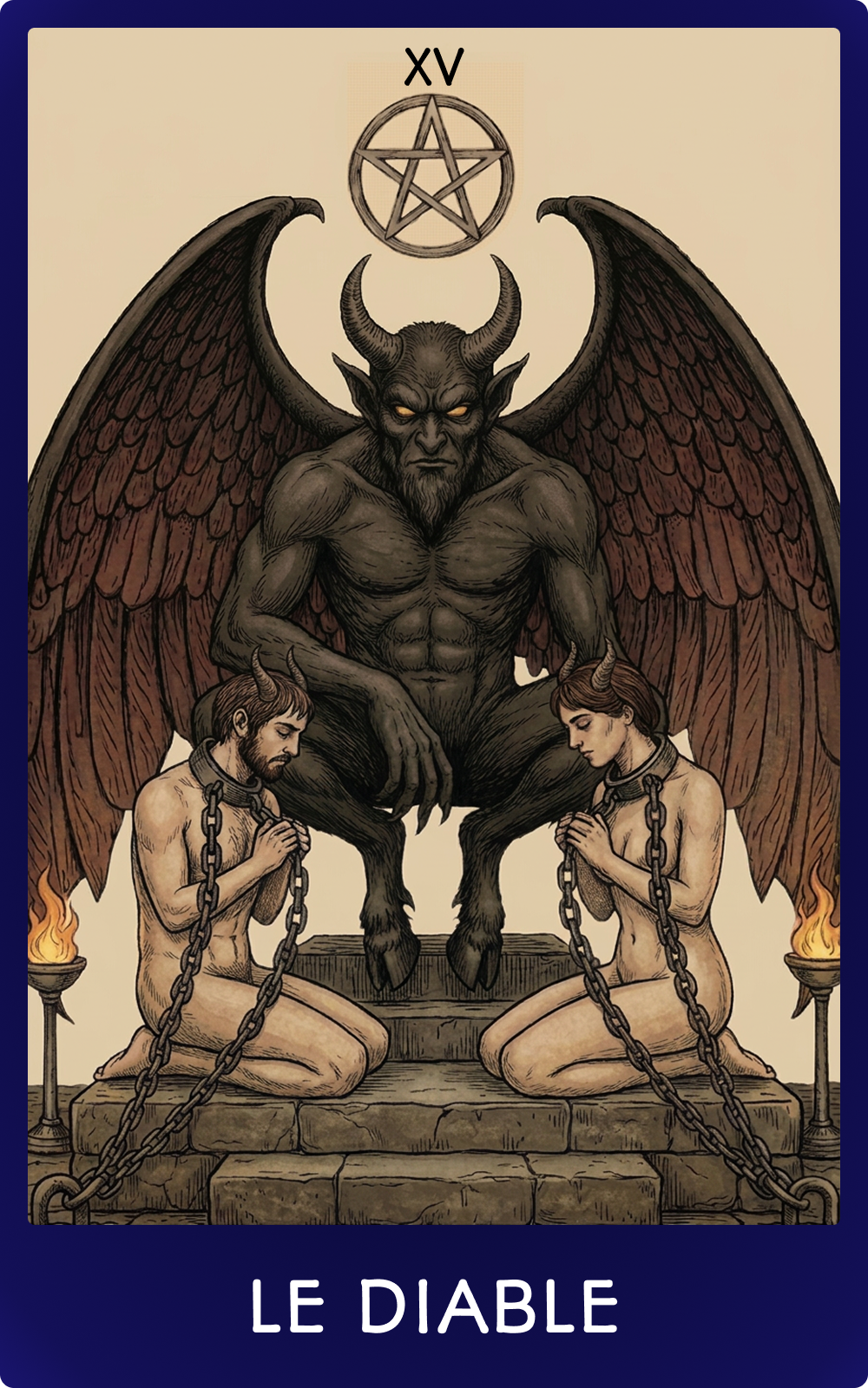 Carte de tarot Le Diable