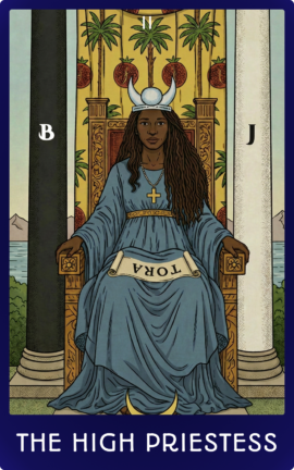 The High Priestess, card II of the Rider-Waite Major Arcana