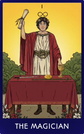 The Magician, card I of the Rider-Waite Major Arcana