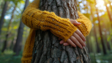 Abrazar un árbol: descubre la arboterapia y su poder sanador
