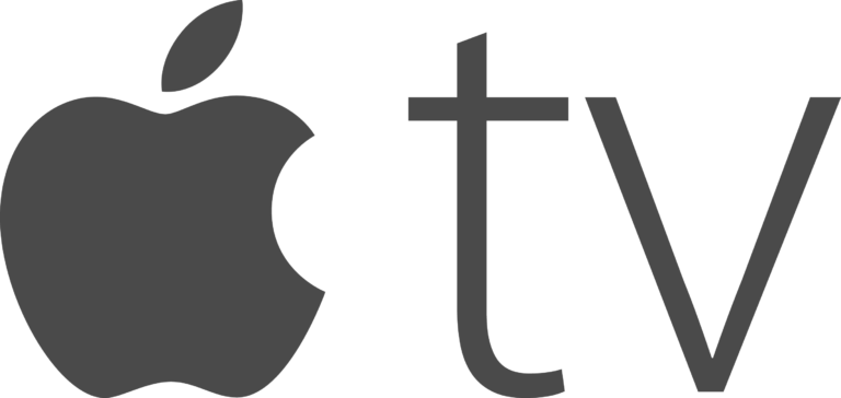 apple tv logo grey