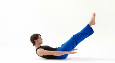 Ejercicio de Pilates: El cien