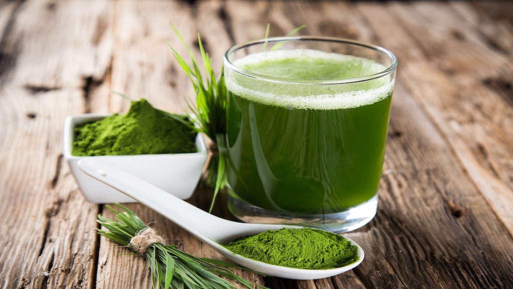 The Big Powder Healers Wheatgrass, Barley Grass, Spirulina Moringa Gaia