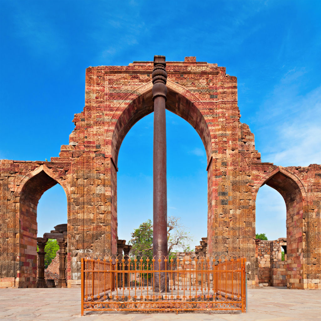 The Iron Pillar of Delhi RustFree after 1600 Years Gaia