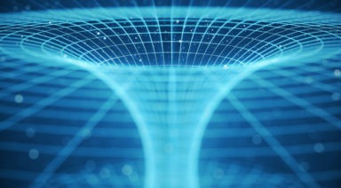 3d illustration tunnel or wormhole tunnel that can connect one universe with another abstract speed tunnel warp in space wormhole or black hole scene of overcoming the temporary space in cosmos