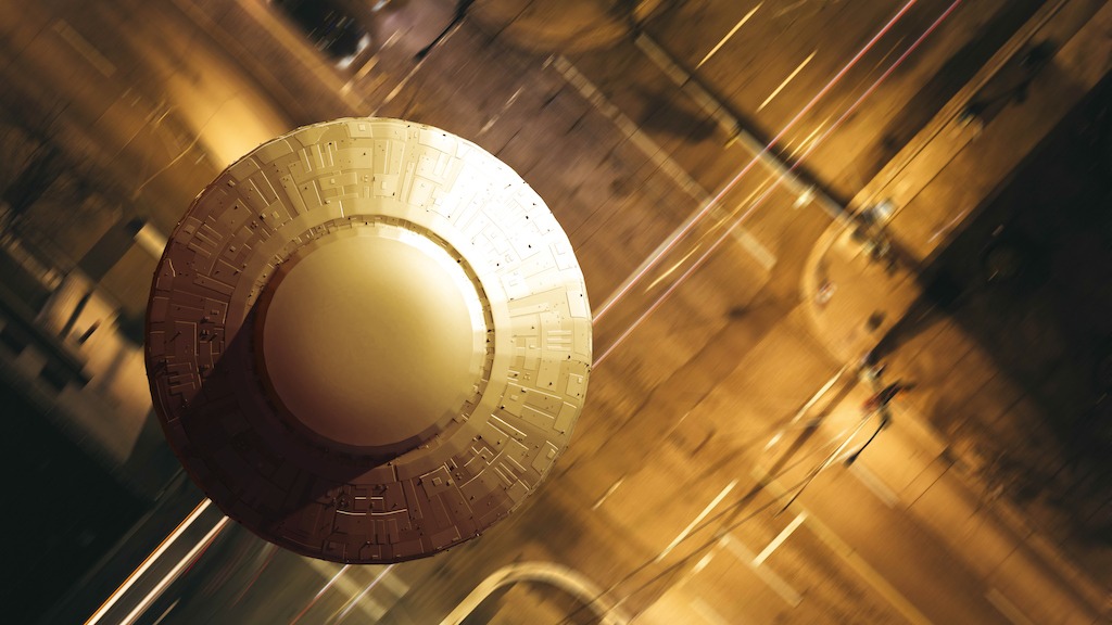 UFO Spotted Hovering Above Indian Prime Minister Modi's House