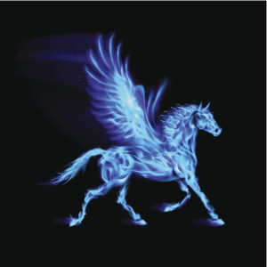 blue fire pegasus