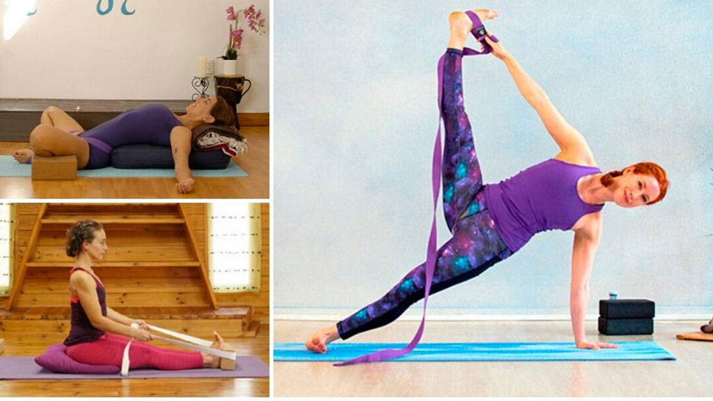 Así se usan los bloques de Yoga para facilitar las diferentes posturas o  asanas