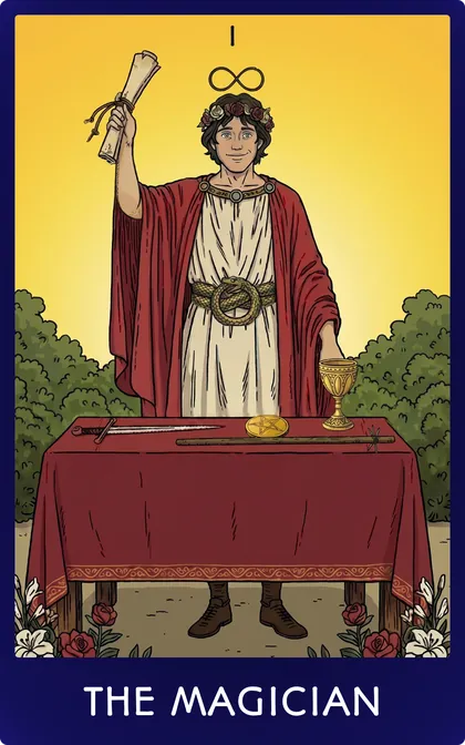 The Magician, card I of the Rider-Waite Major Arcana