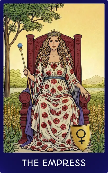 The Empress tarot card