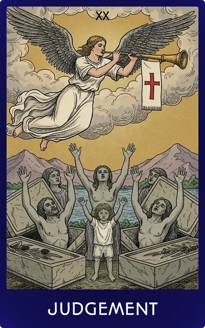 Judgement tarot card