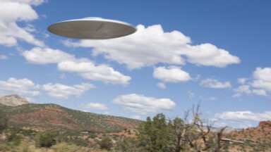 Alleged Tic Tac UFO Recorded Above Space Force Base